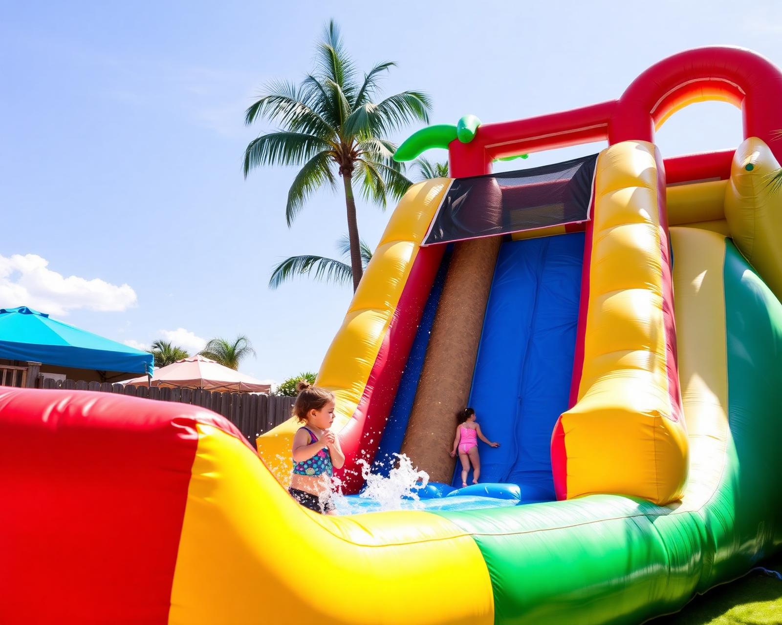 Inflatables — Waterslides & bounce houses